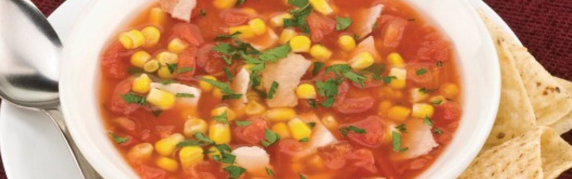 آموزش سوپ مکزیکی با مرغ و ذرت مدرسه آشپزی ایران شف
