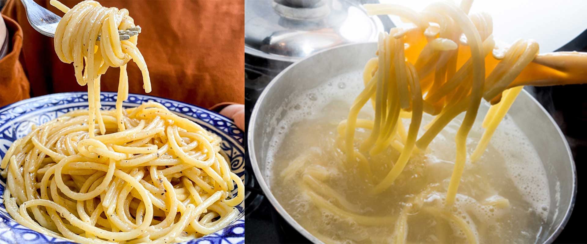 پخت حرفه ای و اصولی ماکارونی یا اسپاگتی در آب جوشان