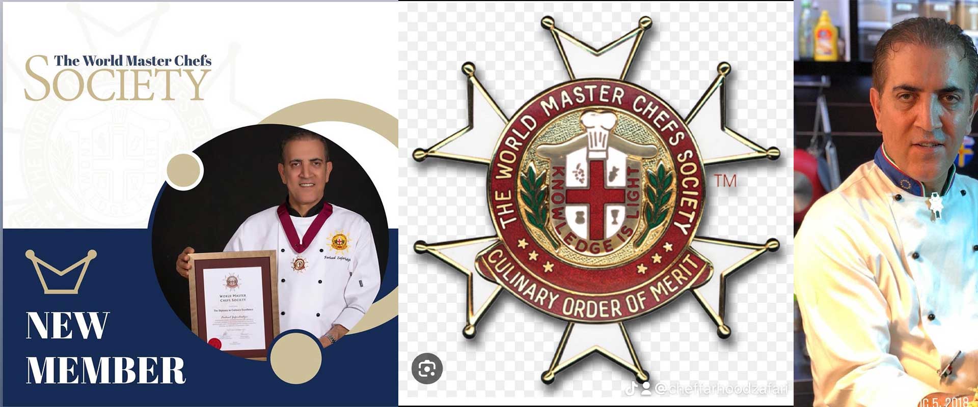 فرهود زعفری عضو انجمن جامعه سرآشپزان جهان worldchefs