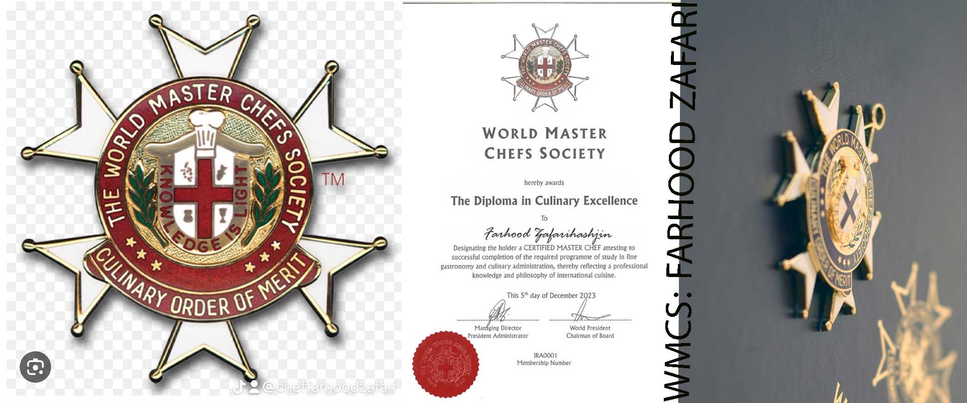 WORLD MASTER CHEFS SOCIETY FARHOOD ZAFARI